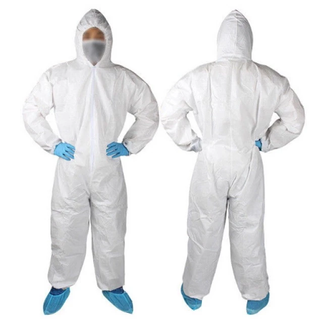 Disposable overall (Non Woven) 40GSM with zip & hood